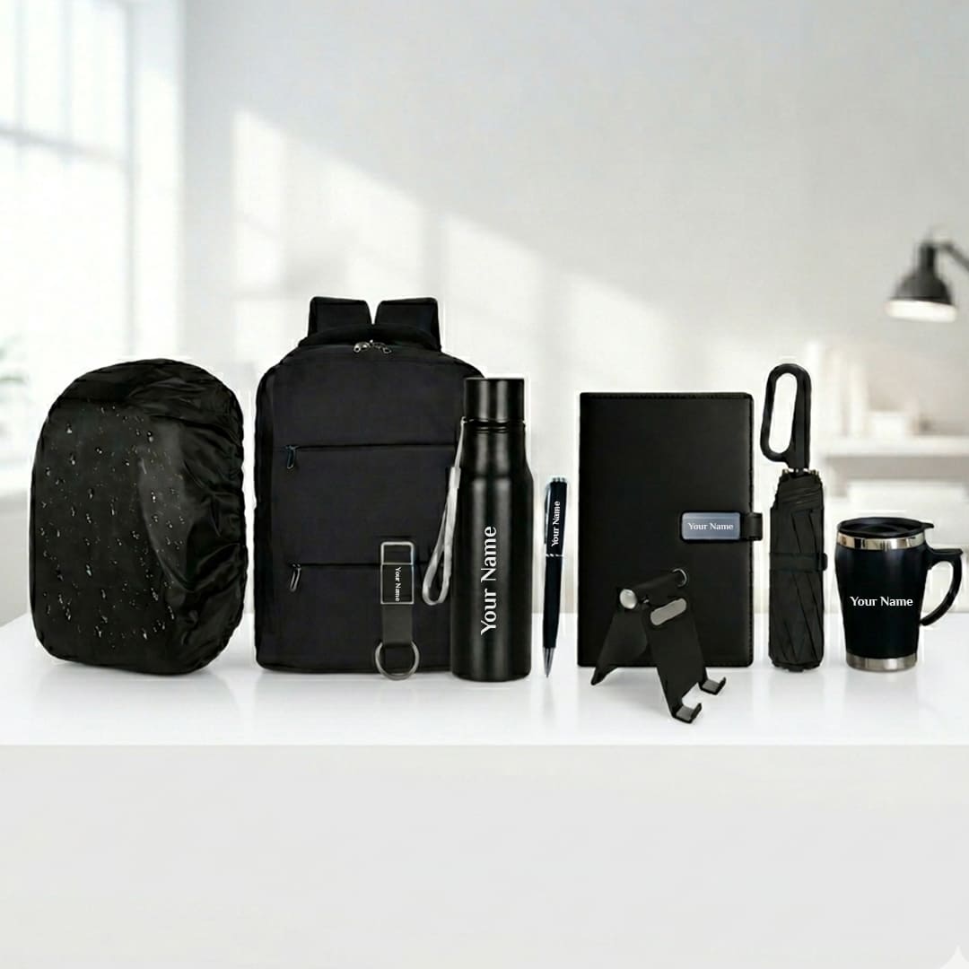 Elite Executive Hamper with Backpack, Bottle & Umbrella